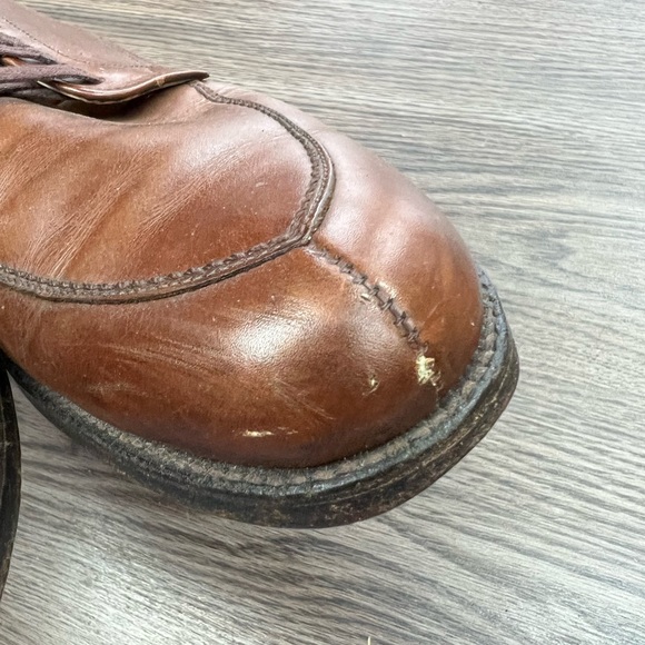 Alden 63 Brown V-Tip Split Toe Blucher 9 A/C - Picture 8 of 11